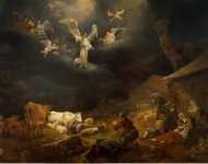 Berchem Nicolaes Pietersz Annunciation to the Shepherds  - Hermitage